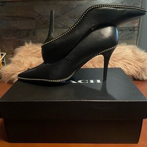 Coach Black Stiletto Heels